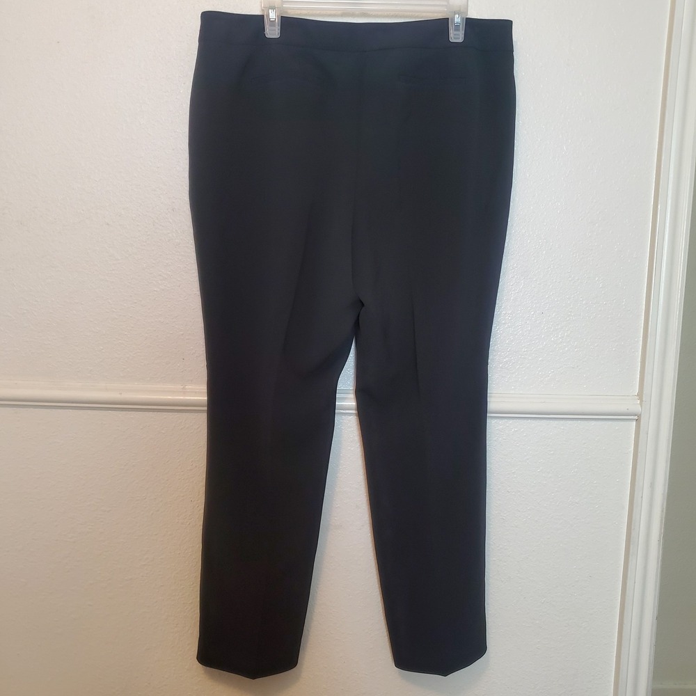 Talbots Petite Women's Black Dress Pants Size 16P Stretch Polyester Blend - Picture 11 of 15